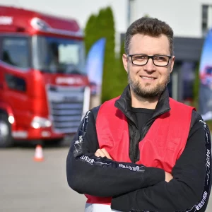 Piotr Mierzejewski, zwycięzca DAF Driver Challenge Polska 2024